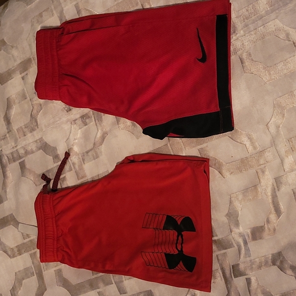Boys Nike And Under Armour Shorts